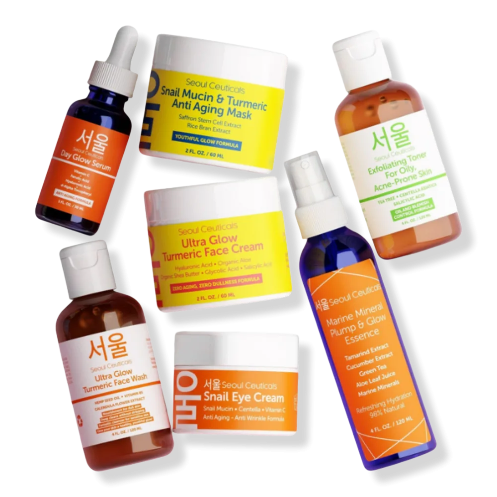 Ultimate 7 Step Regimen for Glass Skin by Seoul Ceuticals