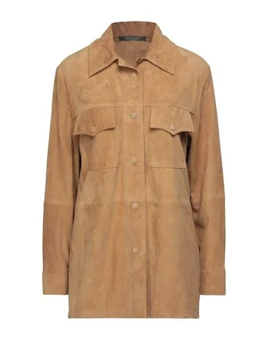 Shirt Camel Goat Skin by ALBERTA FERRETTI