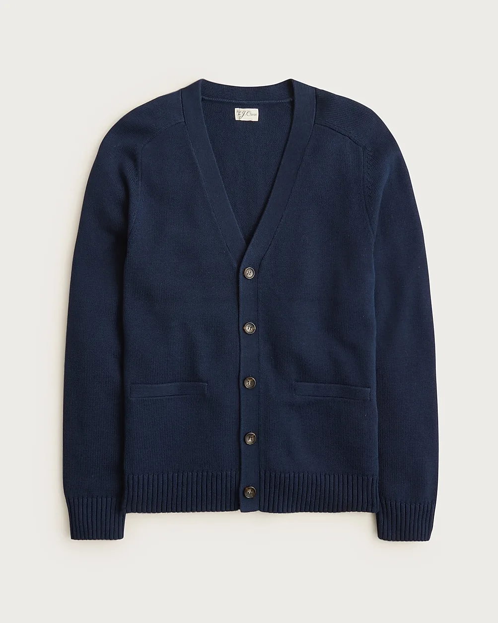 Heritage Cotton V-Neck Cardigan by J.Crew