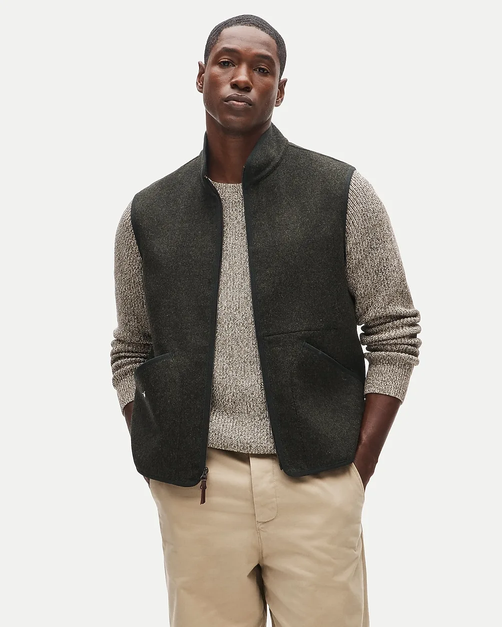 Wool-Blend Work Vest by J.Crew