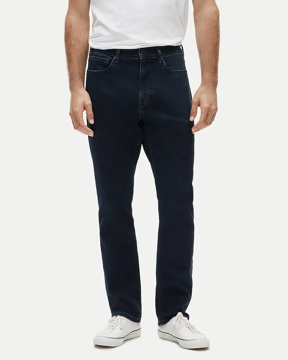 Athletic Straight-Fit Stretch Jean in Deep Lake Wash by J.Crew
