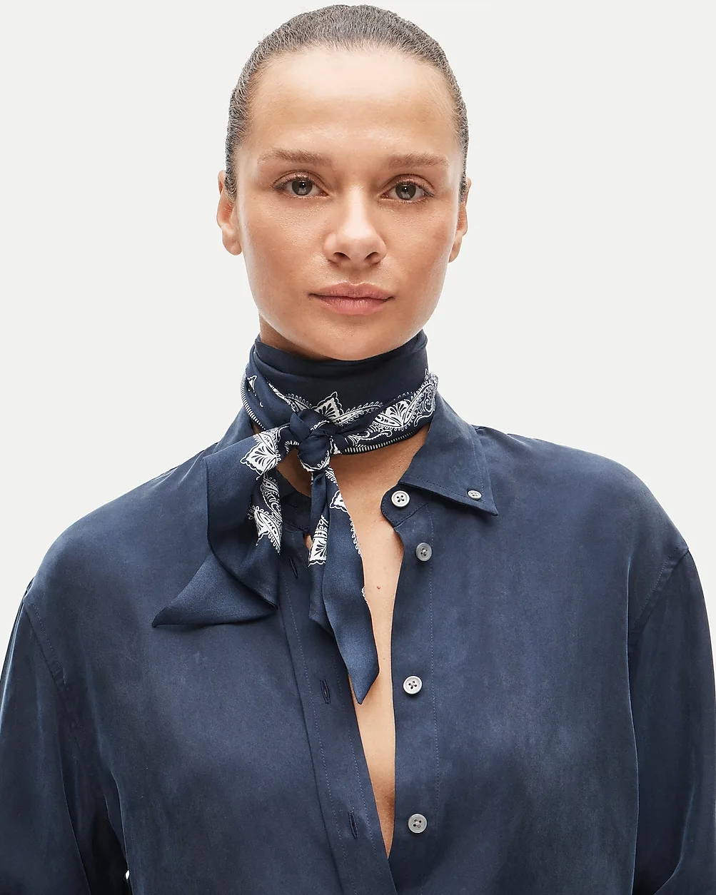 Printed Silk Scarf by J.Crew