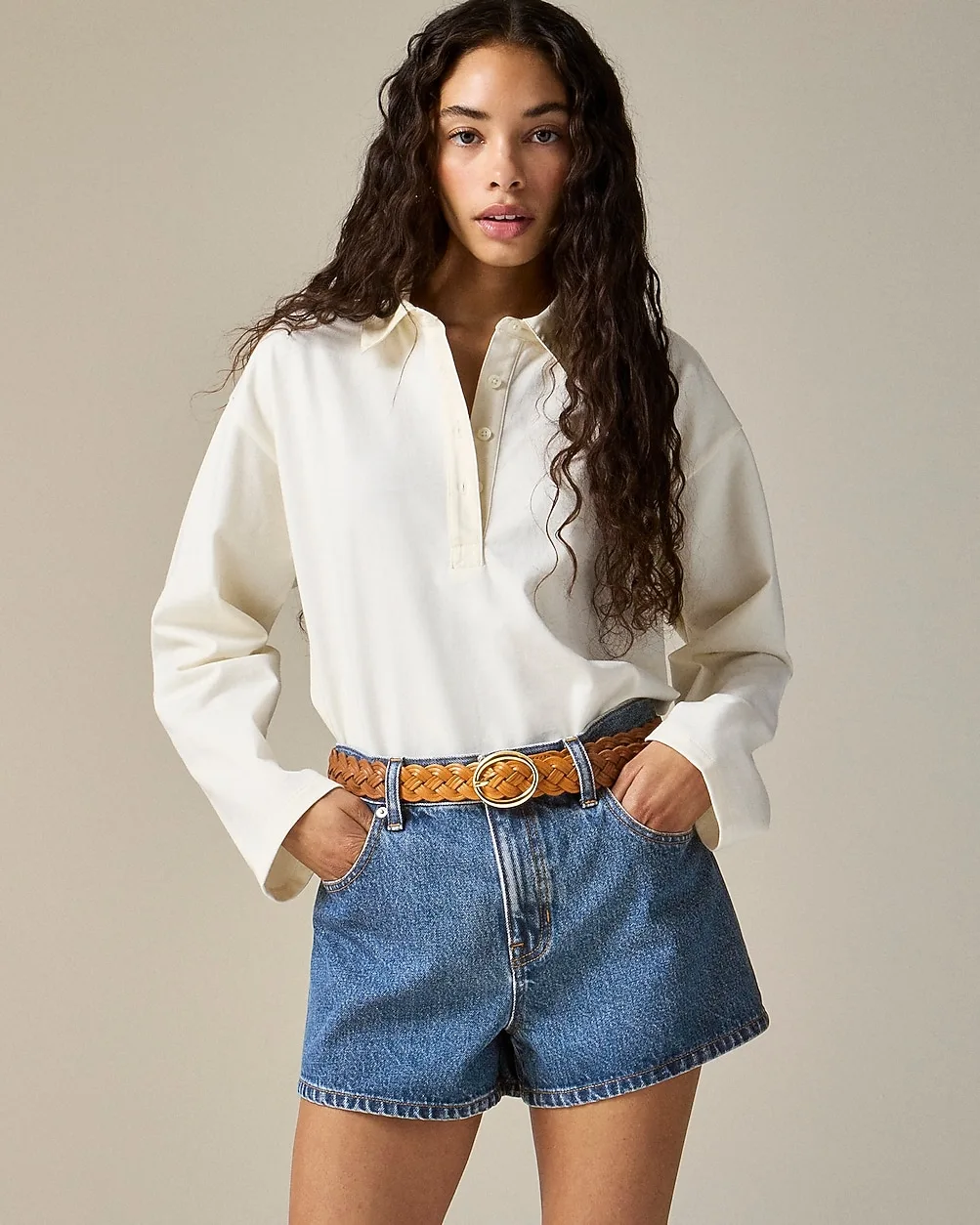 Low-Rise Denim Short by J.Crew