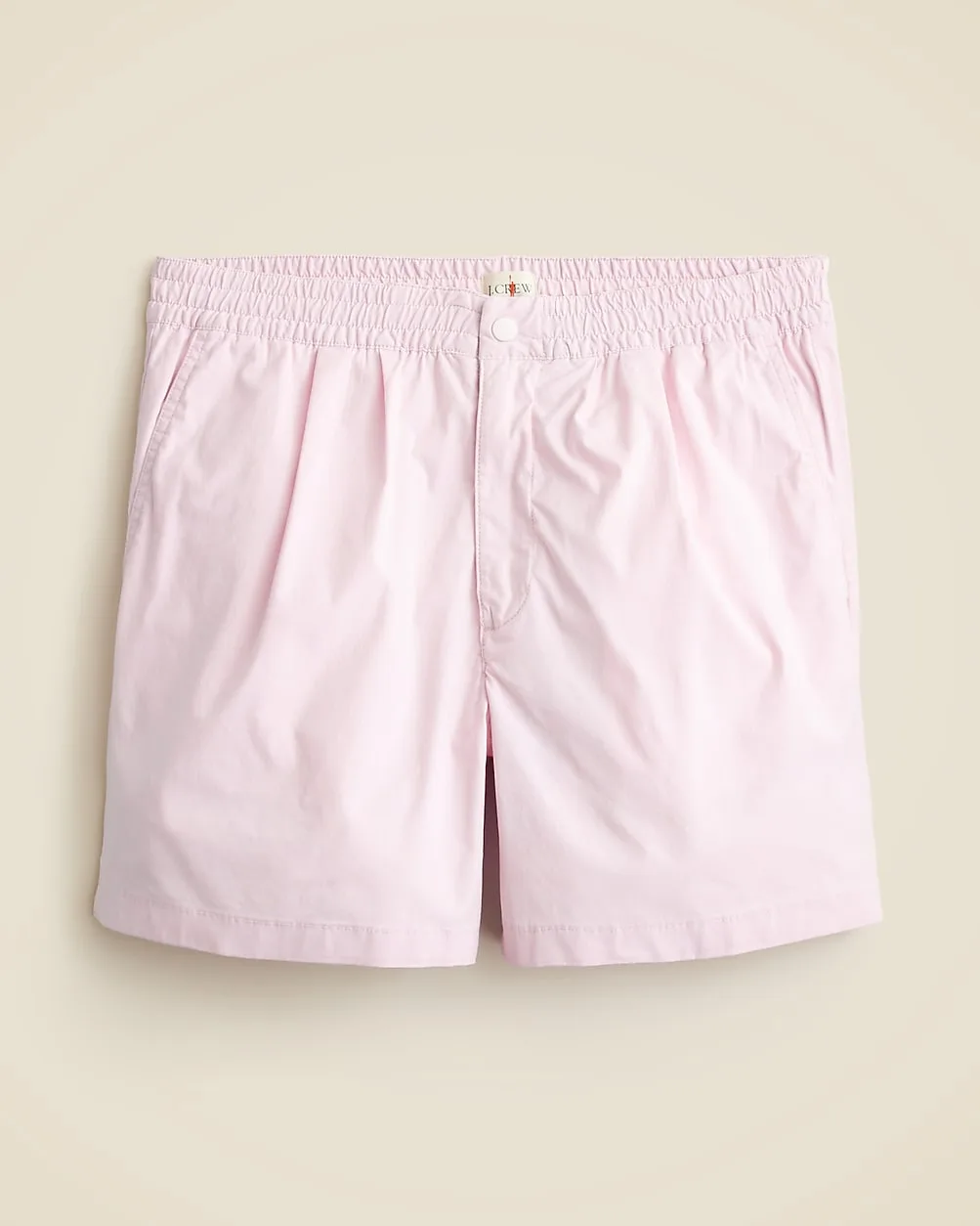 6" Pleated Utility Sport Short in Stretch Cotton Blend by J.Crew
