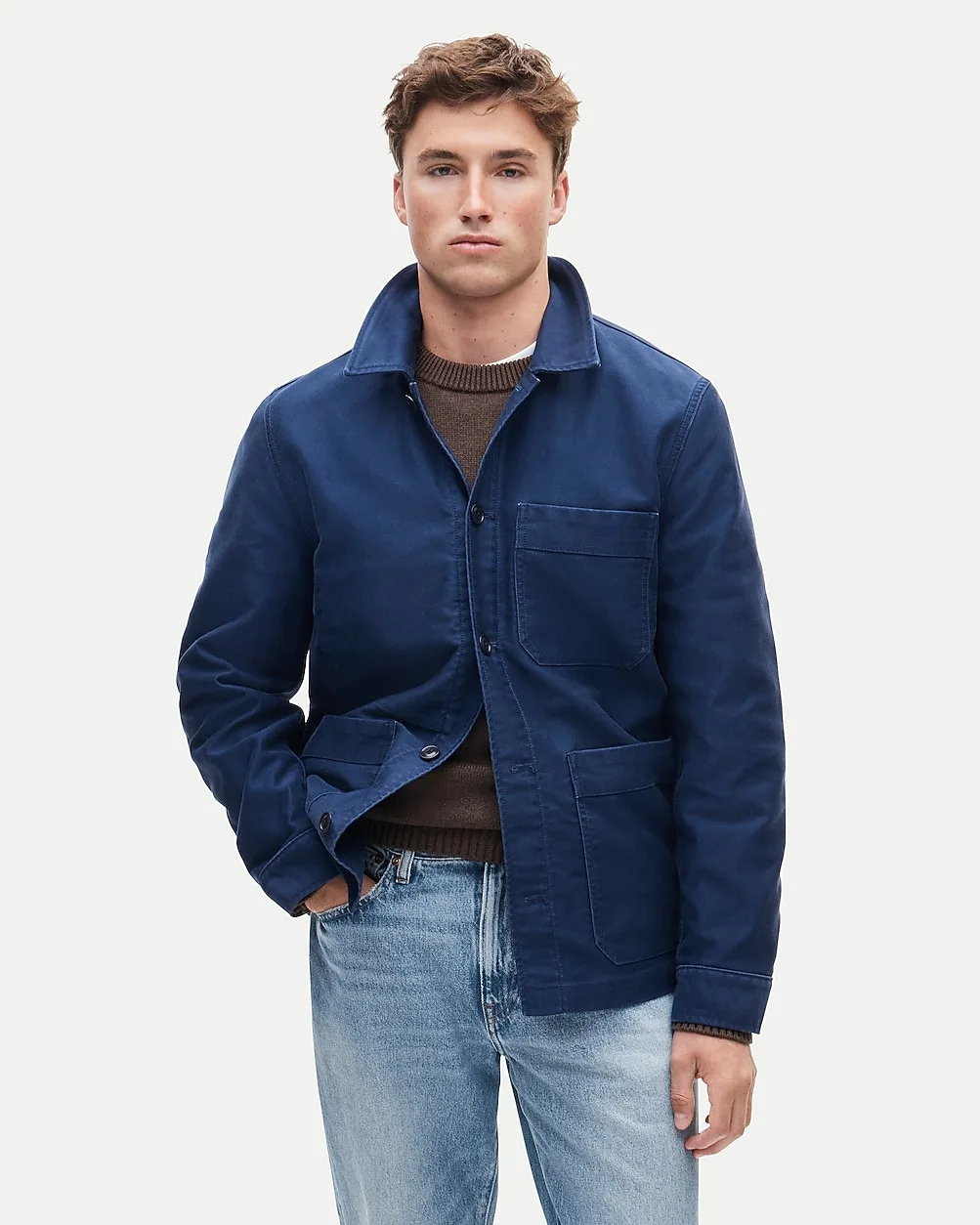 Cotton Moleskin Chore Jacket