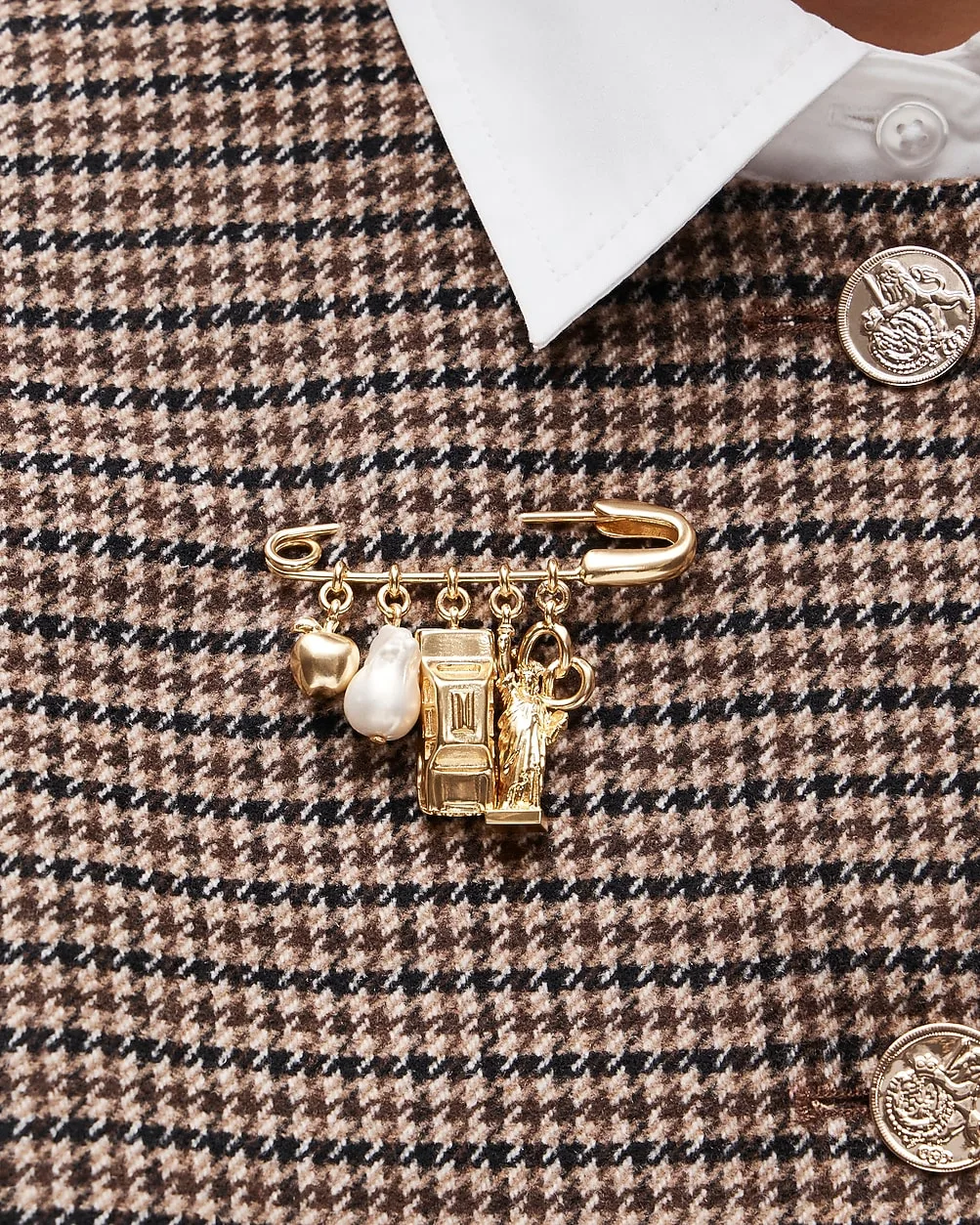 New York Charm Brooch by J.Crew