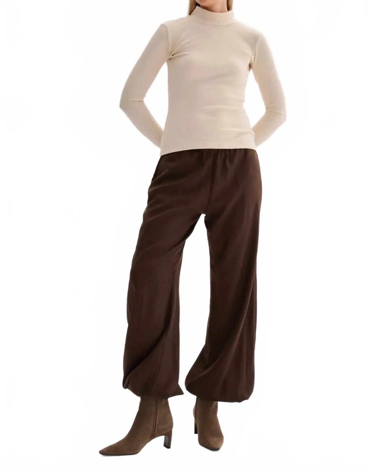 Kaia Long-Sleeve Rib Top by Nelblu
