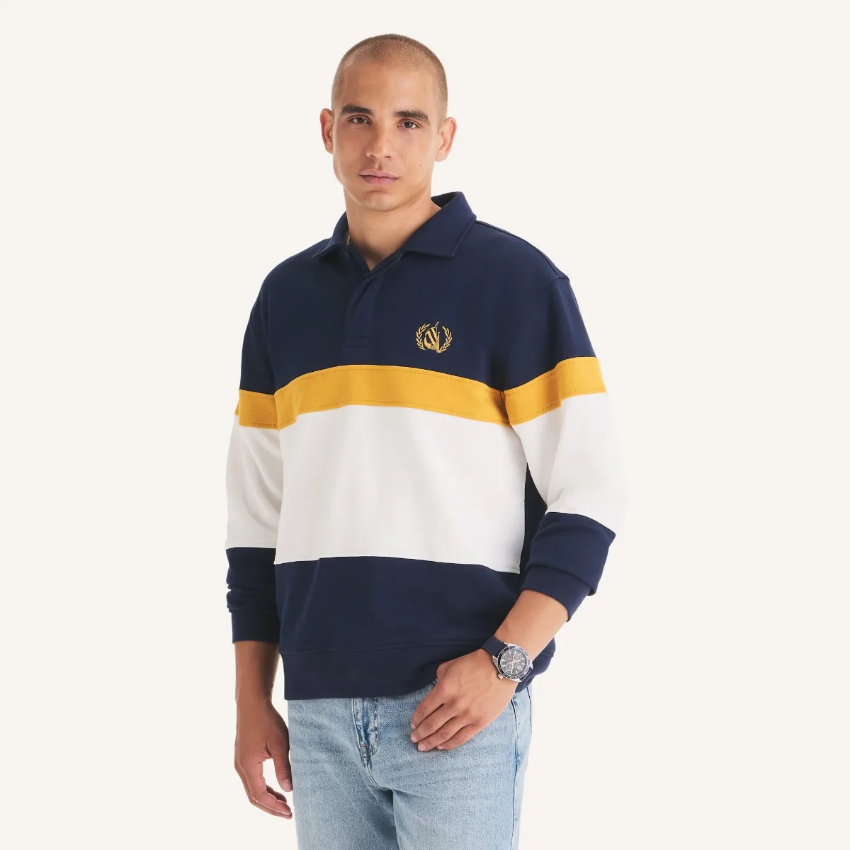 Colorblock Pullover Sweatshirt by Nautica