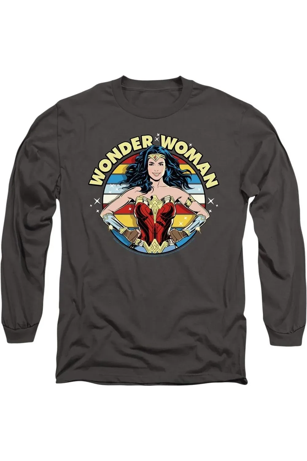 Wonder Woman 84 Woman of Wonder Long Sleeve Tee by Gildan