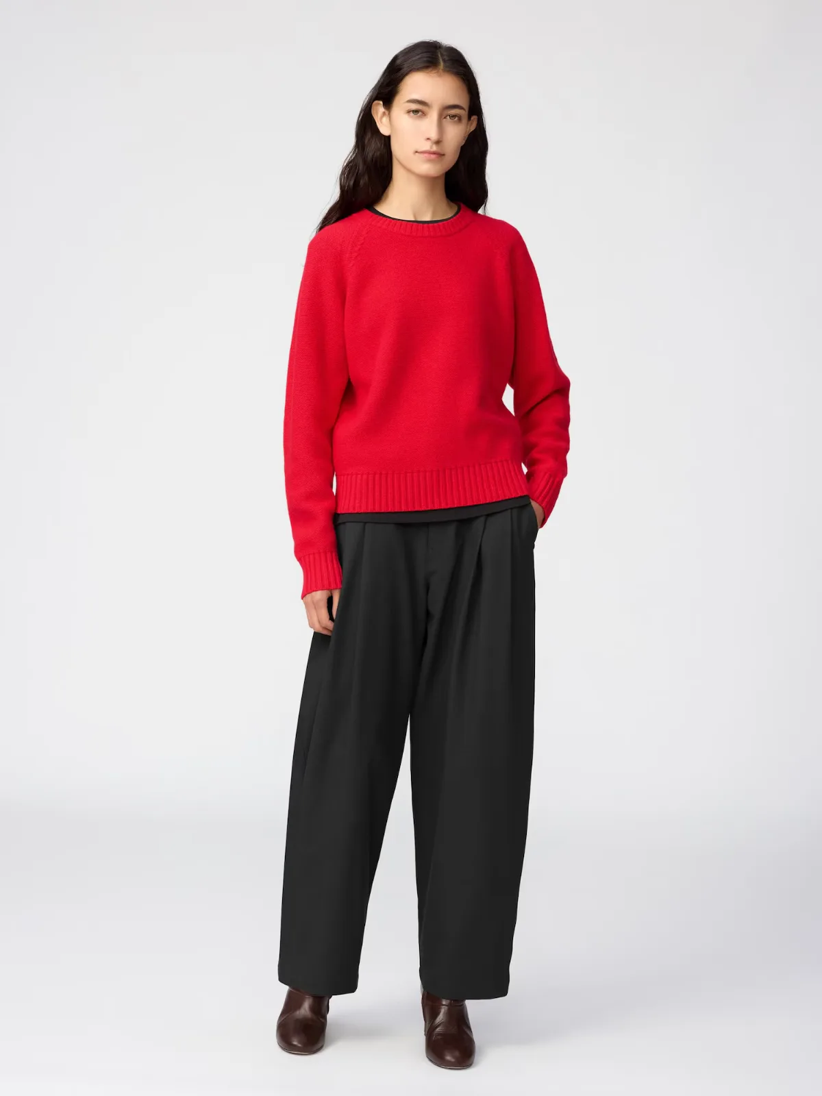Pleated Barrel Pants by UNIQLO
