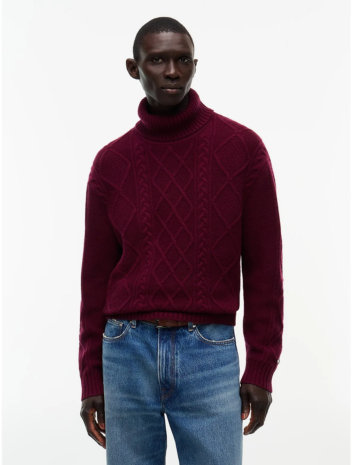 New York Label Wool-Blend Turtleneck by Tommy Hilfiger