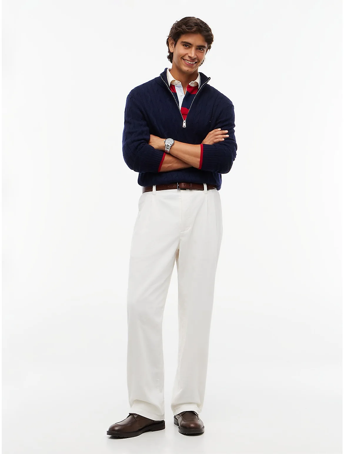 Relaxed Pleated Corduroy Pant by Tommy Hilfiger