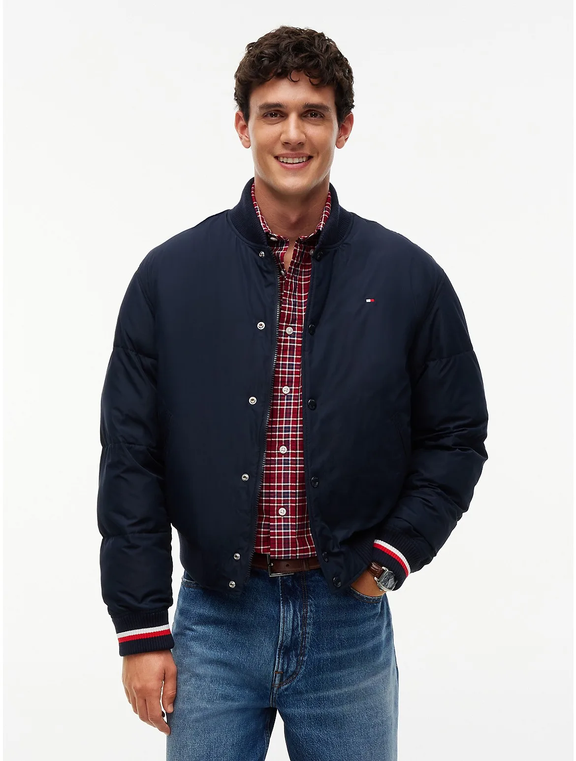 Water-Repellent Padded Bomber Jacket by Tommy Hilfiger