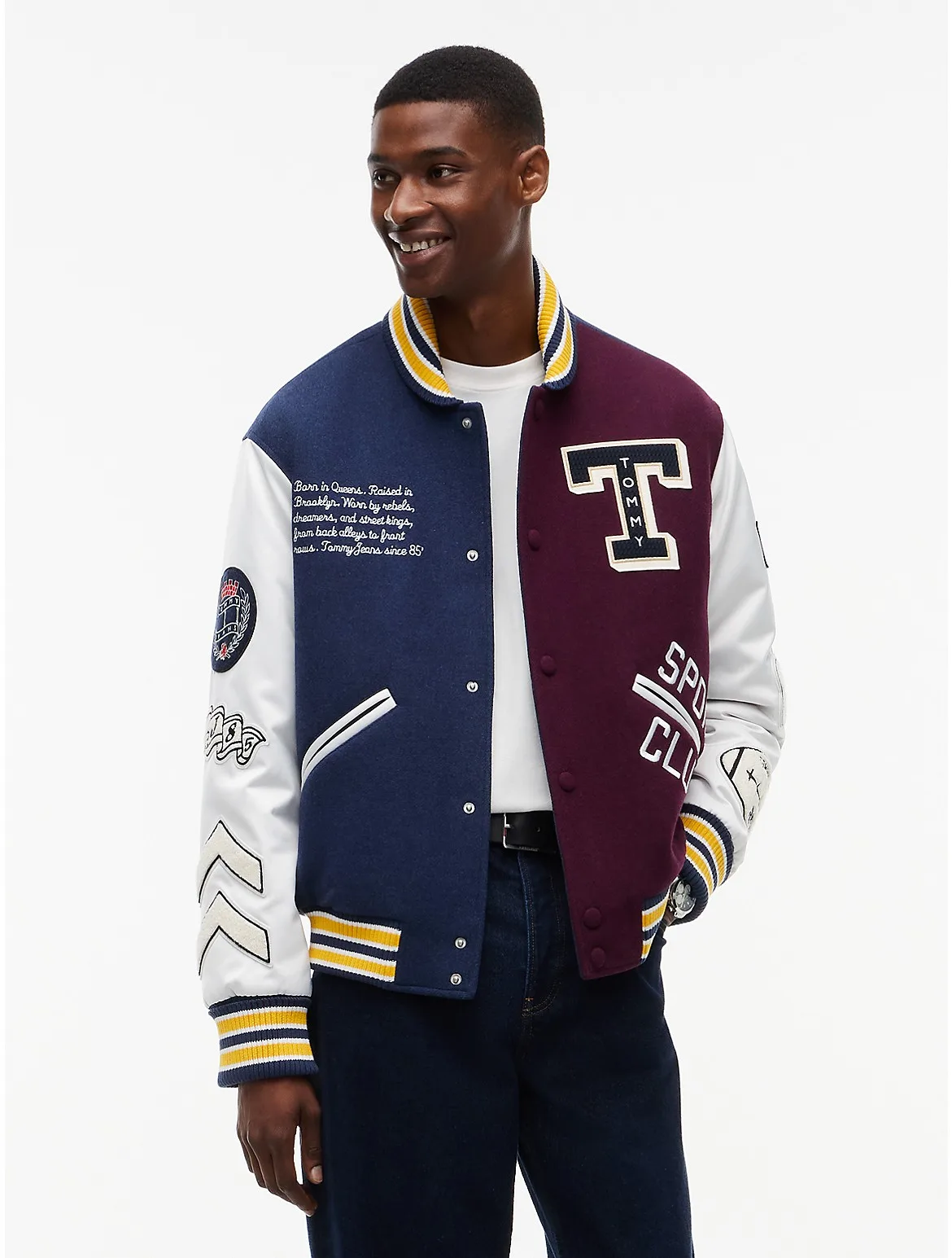 Tommy Jeans Wool-Blend Varsity Jacket by Tommy Hilfiger