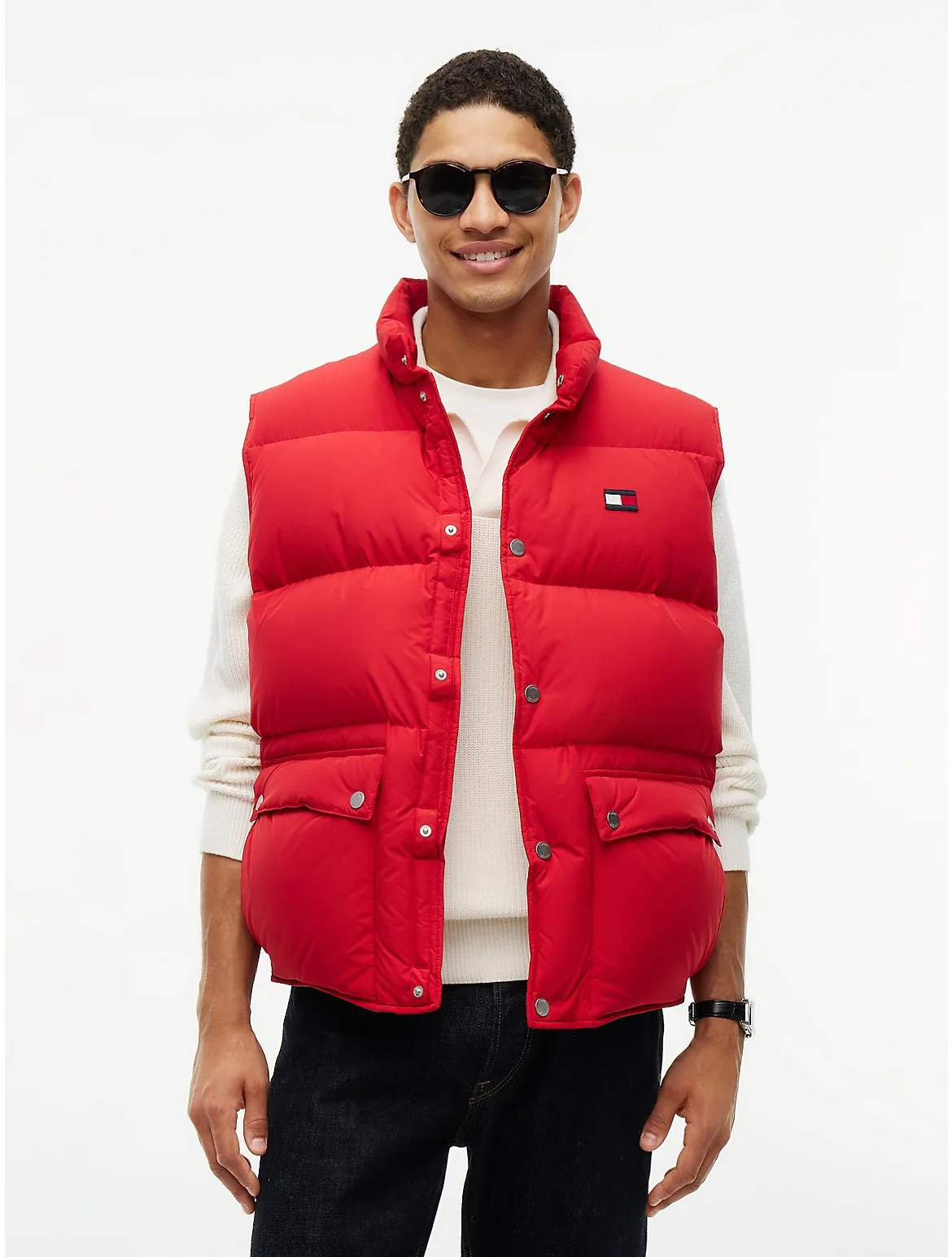 Water-Repellent Down Vest by Tommy Hilfiger