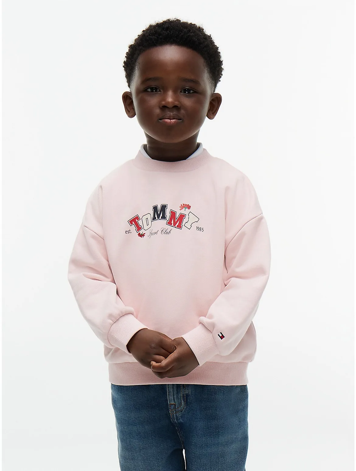 Tommy Logo Crewneck Sweatshirt by Tommy Hilfiger