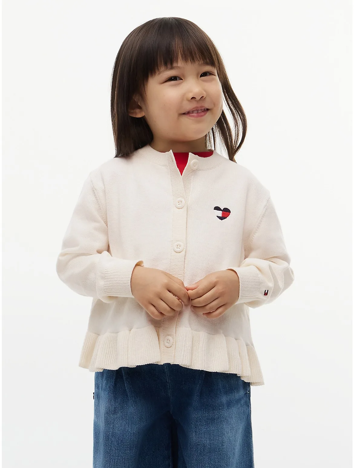 Ruffle-Hem Cardigan by Tommy Hilfiger