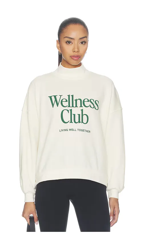 Wellness Club Mockneck Sweater by Sunny Somewhere