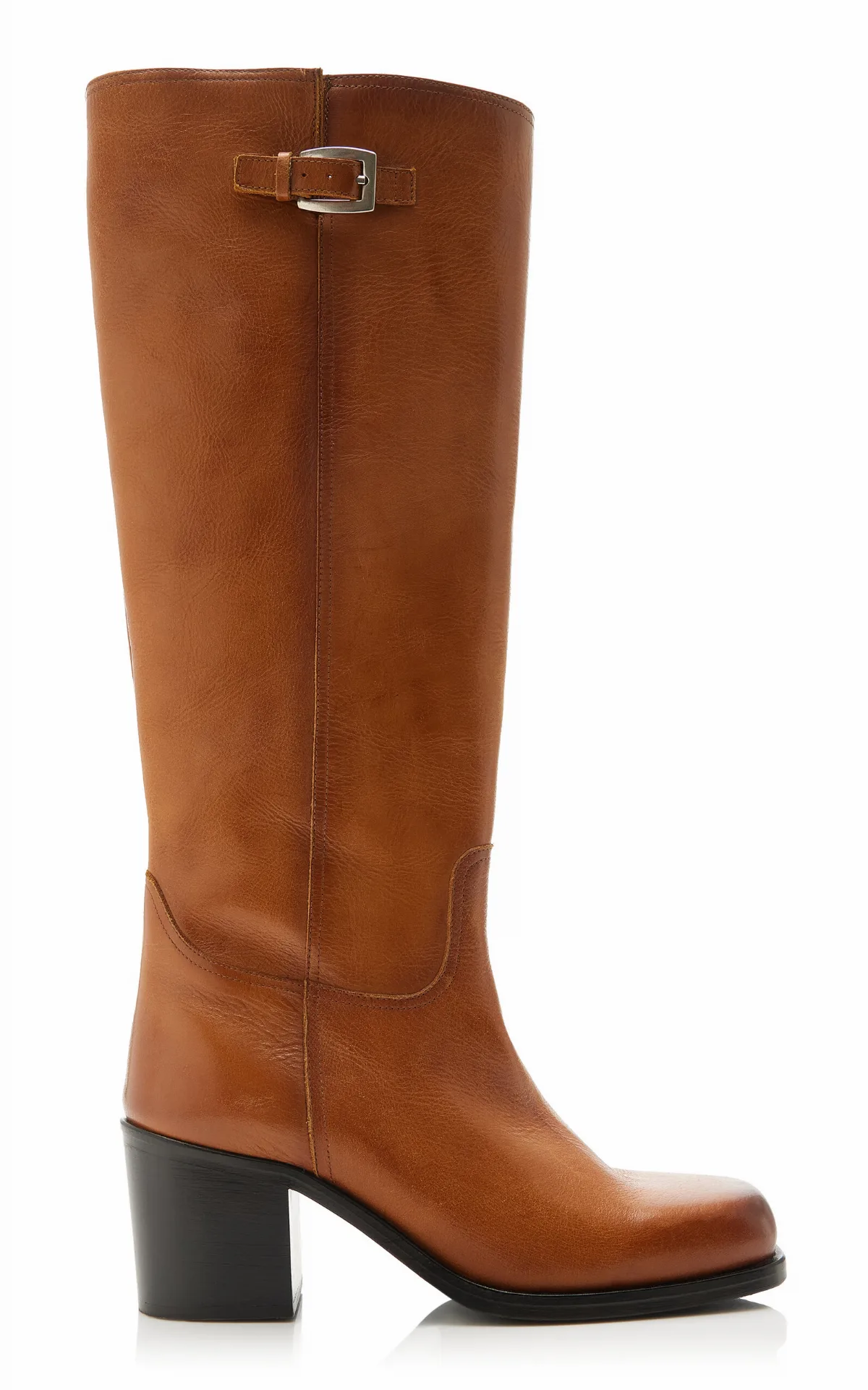 Brooklyn Leather Boots by STAUD