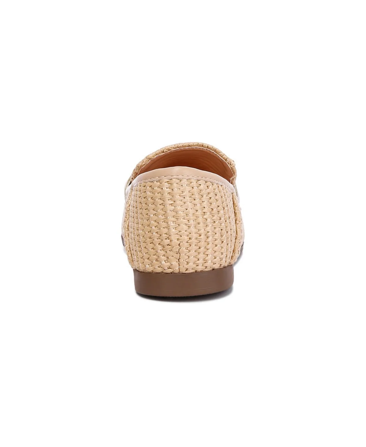 Asher Horsebit Embellished Raffia Loafers by Rag & Co