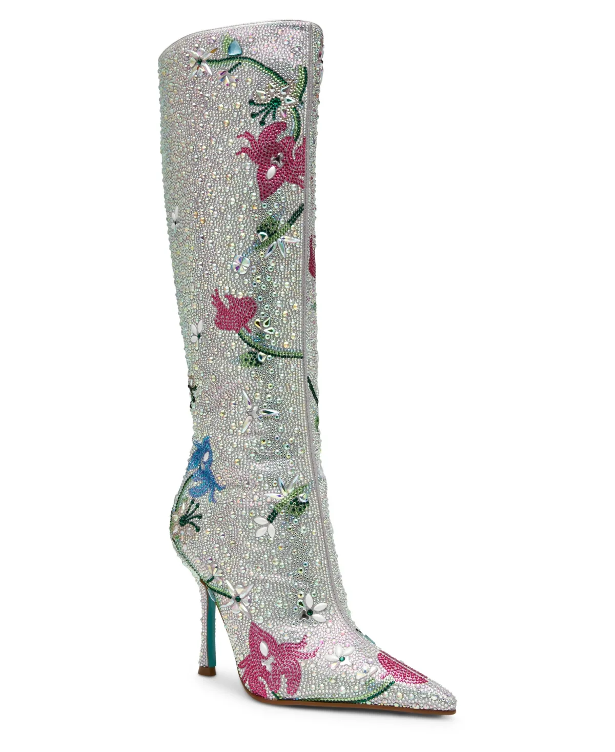 Floral Stiletto Dress Boots