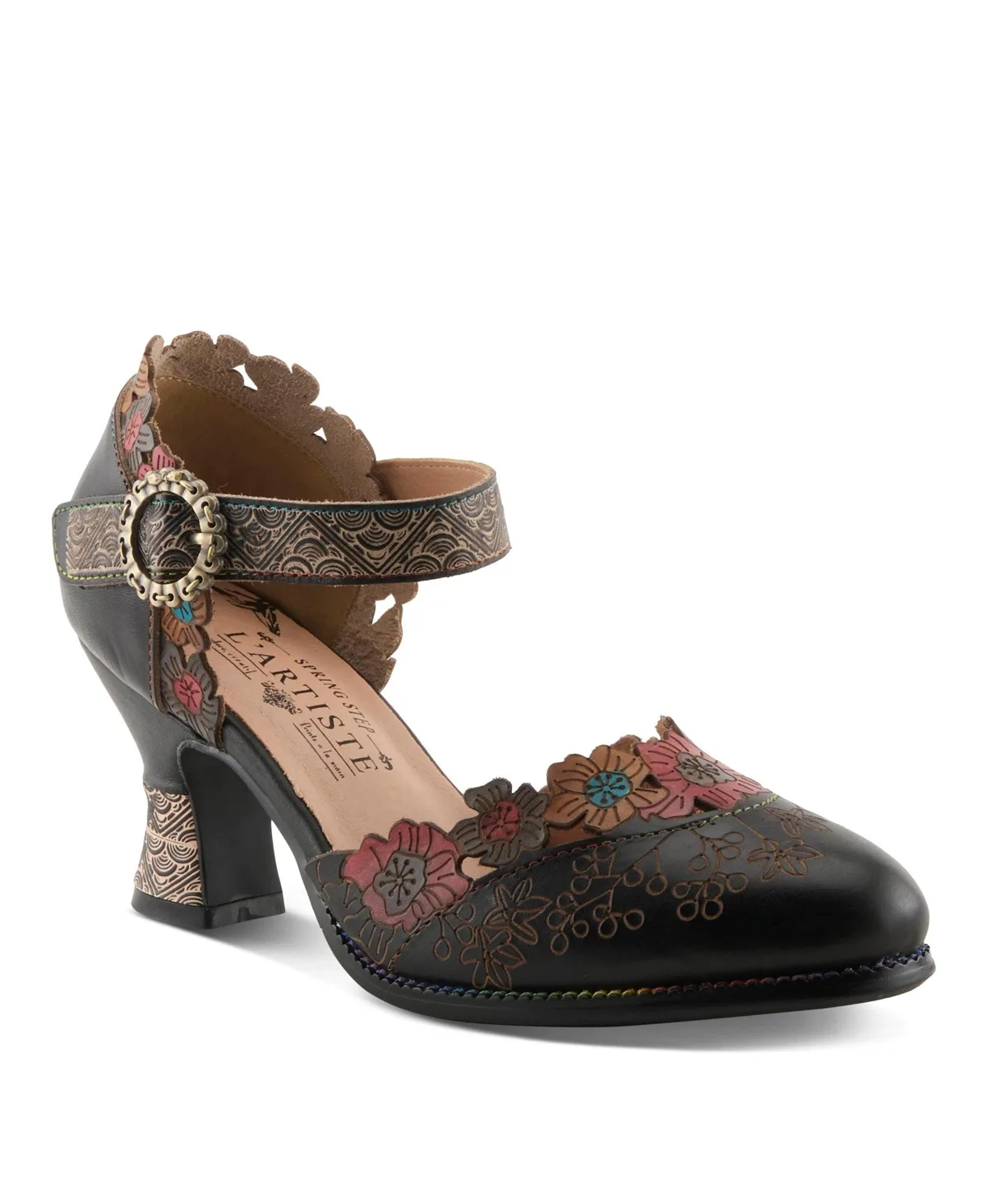 Happydance Pumps with Hand-Painted Design by L'artiste