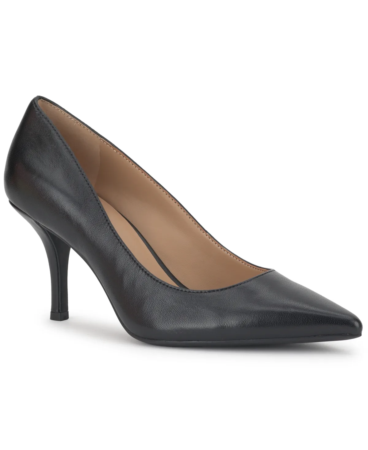 Jaliyah Pointed-Toe Mid Heel Pumps