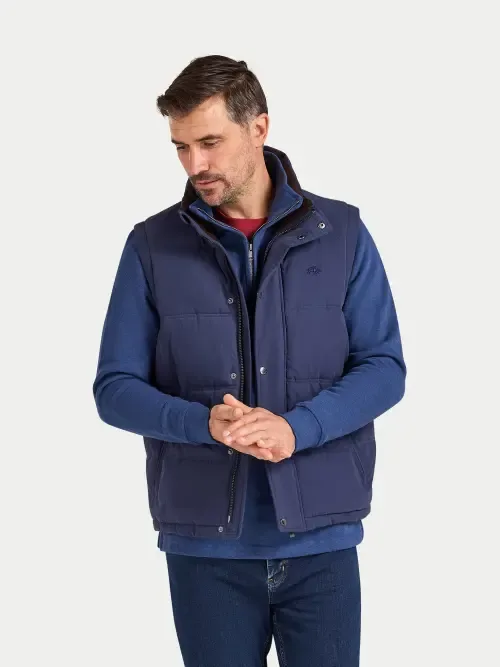 Classic Padded Gilet by Raging Bull