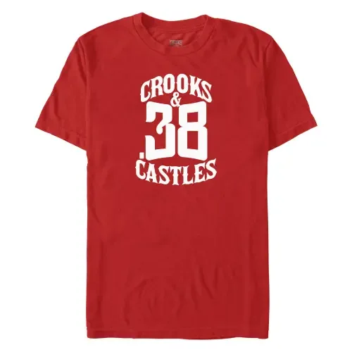Number White Logo Short Sleeve Graphic T-Shirt by Crooks & Castles