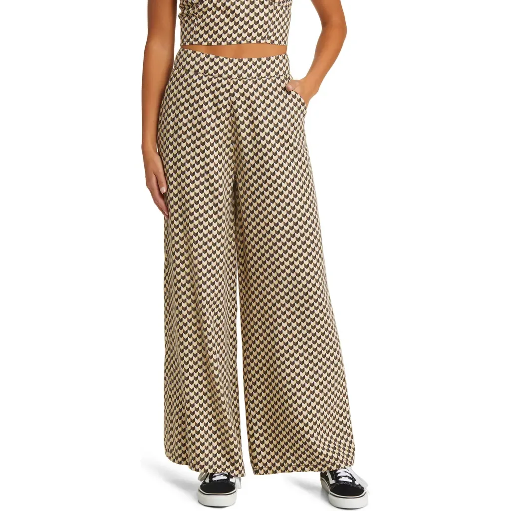 Isla Geo Linen Blend Pants by Rip Curl