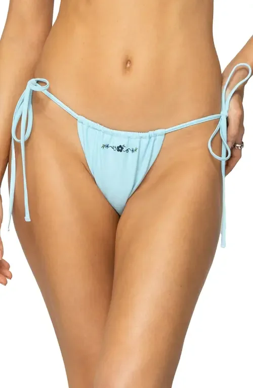 Coralle Side Tie Bikini Bottoms by EDIKTED