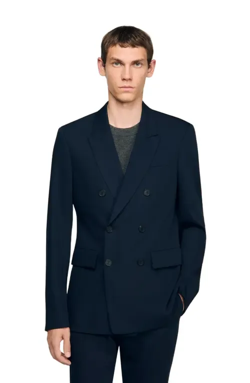 Double-Breasted Suit Jacket by SANDRO