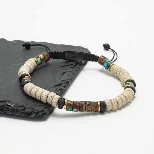 Vanguard Lava Bead Bracelet by Starfish Project