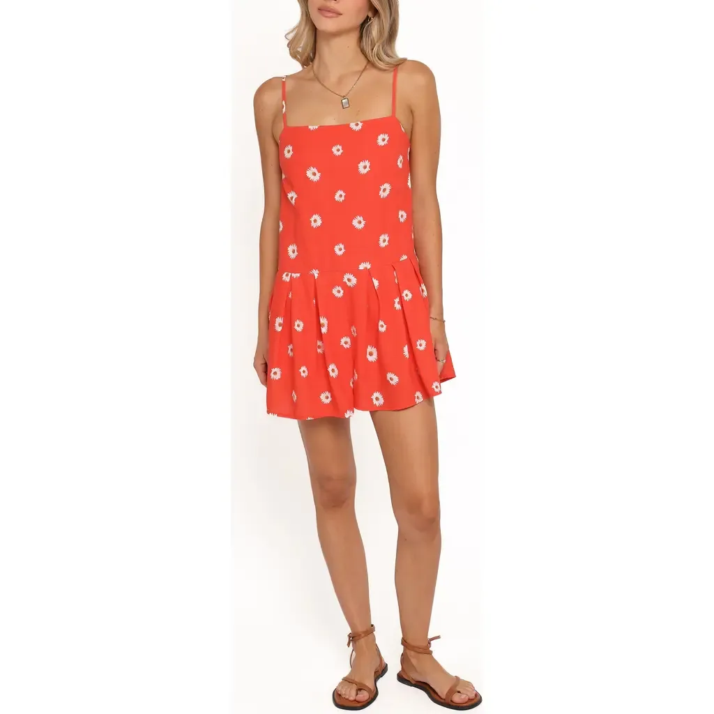 Claire Daisy Drop Waist Romper by Petal & Pup