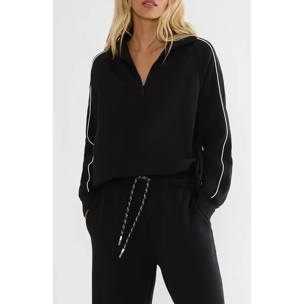 Mara Quarter Zip Pullover by Beach Riot