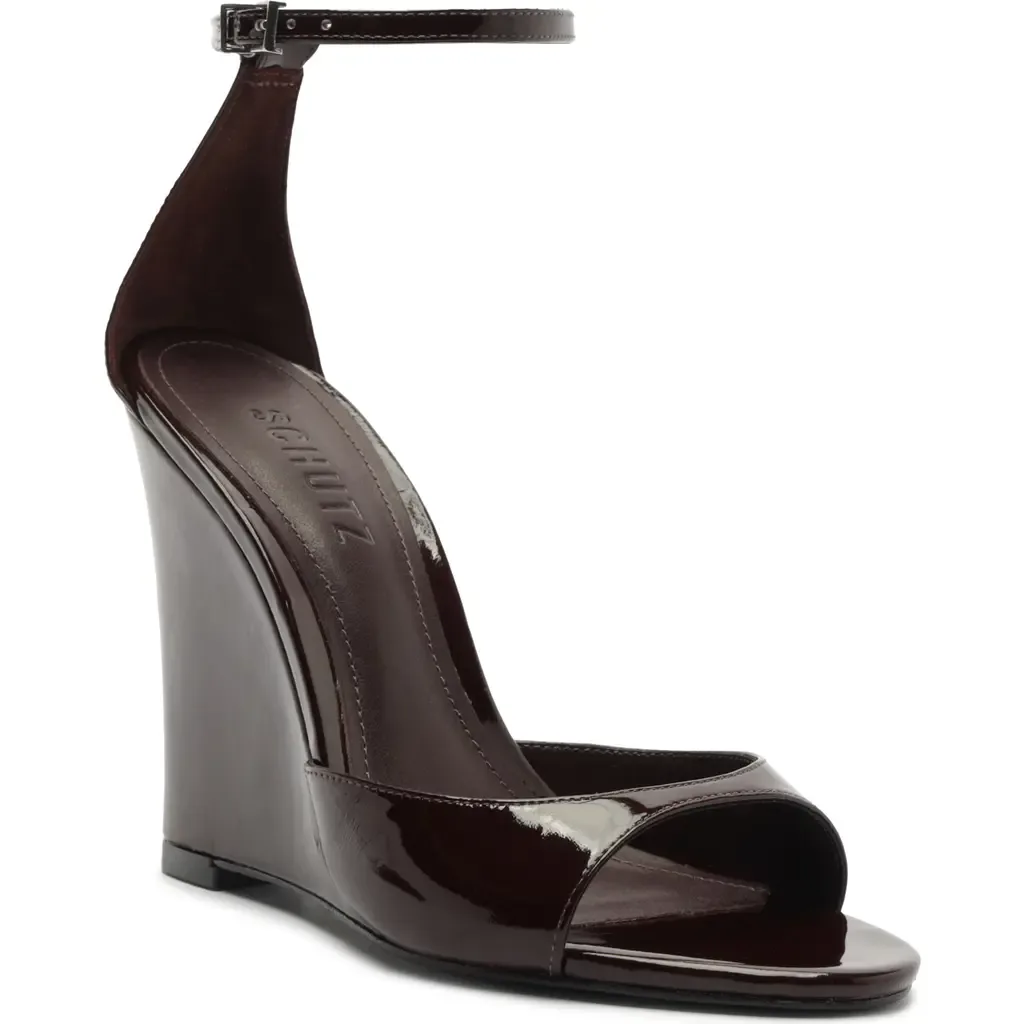 Scarlett Wedge Ankle Strap Sandal by Schutz