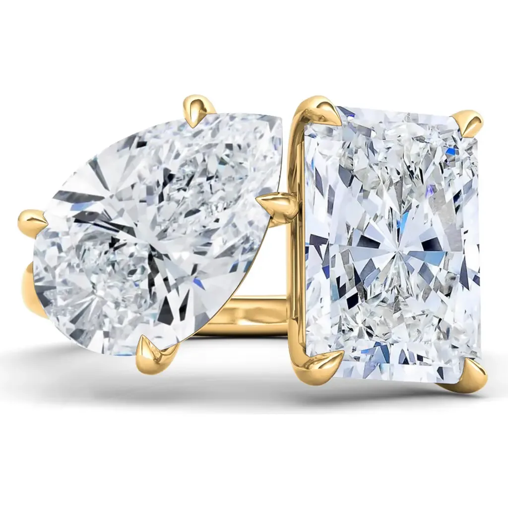 Lab Grown Diamond Ring in 18K Yellow Gold by HauteCarat