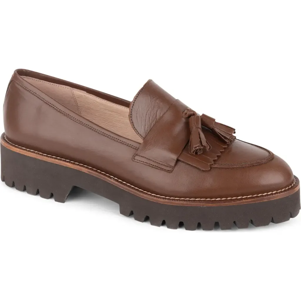 Beckham Tassel Lug Loafer by patricia green