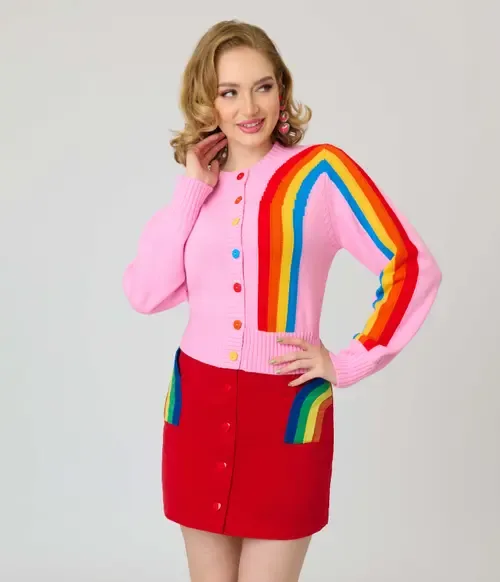 1950s Cropped Cardigan by Unique Vintage