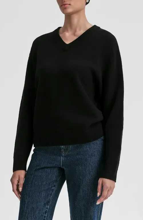 Calven V-Neck Cashmere Sweater by A.L.C.
