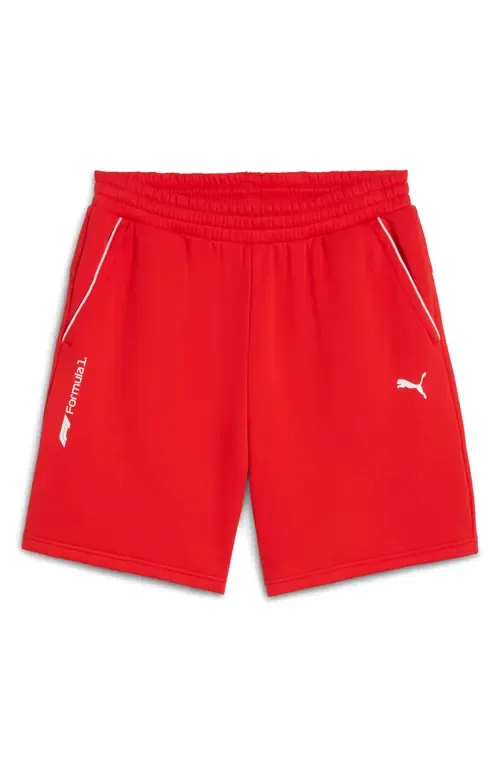 Formula 1® Essential Logo Fleece Sweat Shorts by PUMA