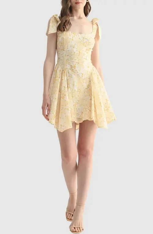 Tie Strap Minidress by All in Favor