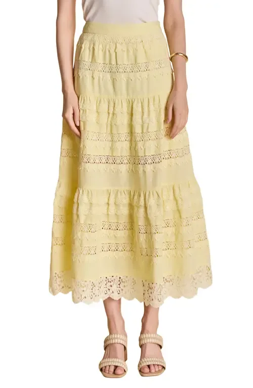 Tiered Midi Skirt