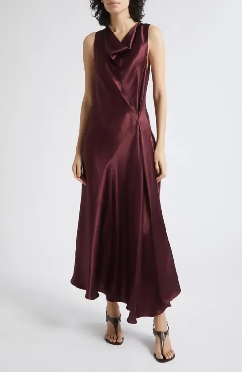 Cowl Neck Asymmetric Dress by MARELLA