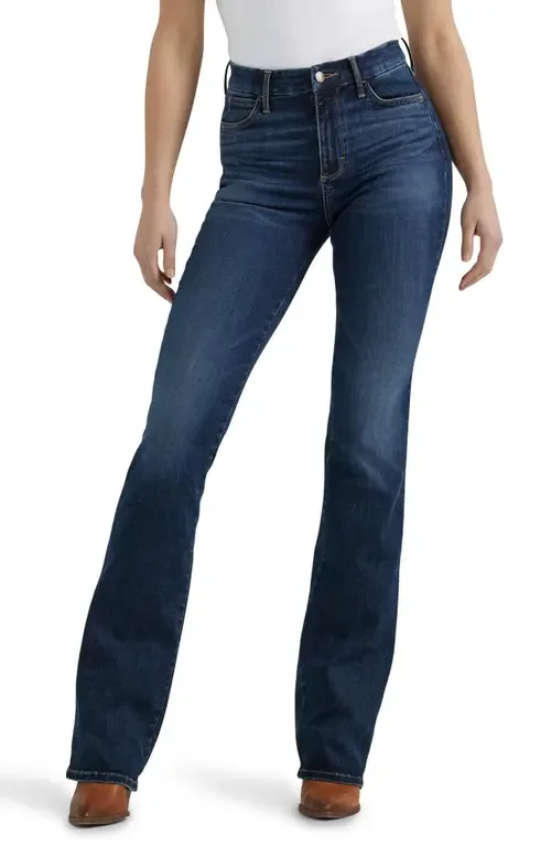 Bespoke Curvy High Waist Bootcut Jeans