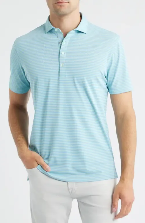 Stetsons Stripe Performance Jersey Polo by johnnie-O