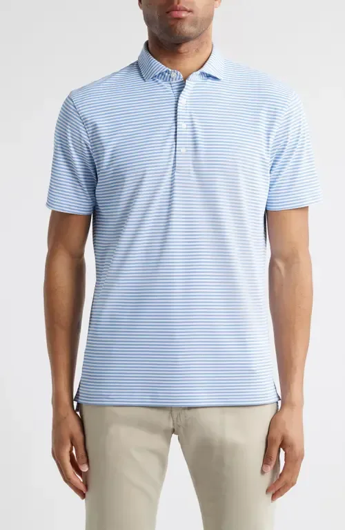 Stetsons Stripe Performance Jersey Polo