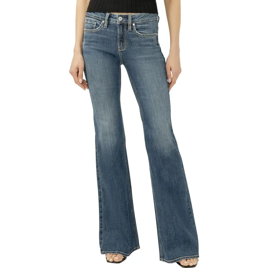 Suki Flare Leg Jeans by Silver Jeans Co.