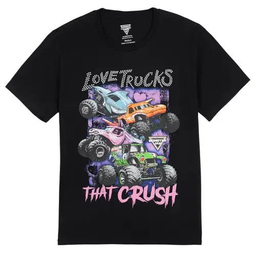 Short Sleeve Graphic T-Shirt in Monster Jam Black by Monster Jam