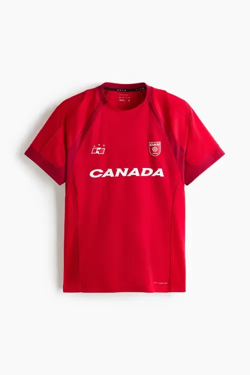 Regular-Fit Printed Soccer Jersey with Drymove by H&M